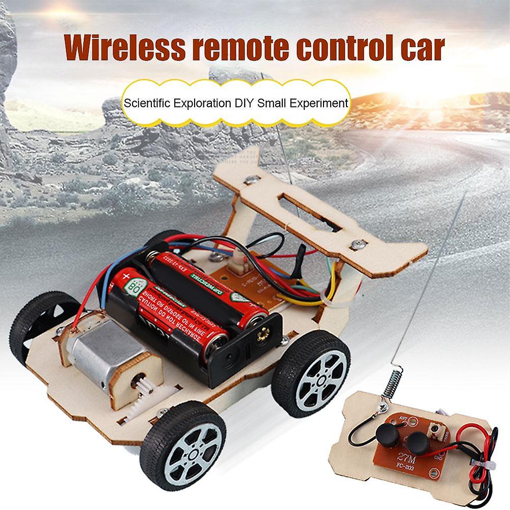 DIY Children's Remote Control Racing Car - Technological Invention Handmade Set