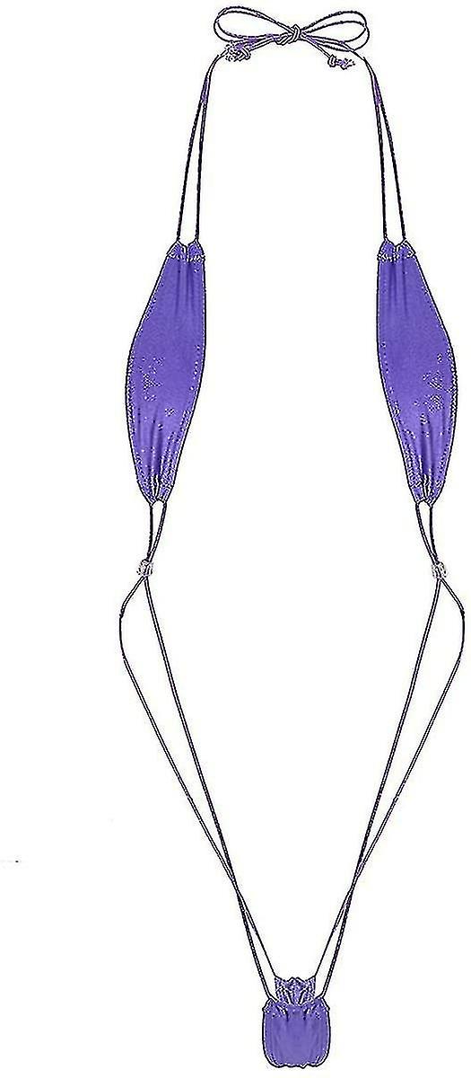Damen Extreme Sling Shot Micro Mini Bikini String Dessous Monokini S