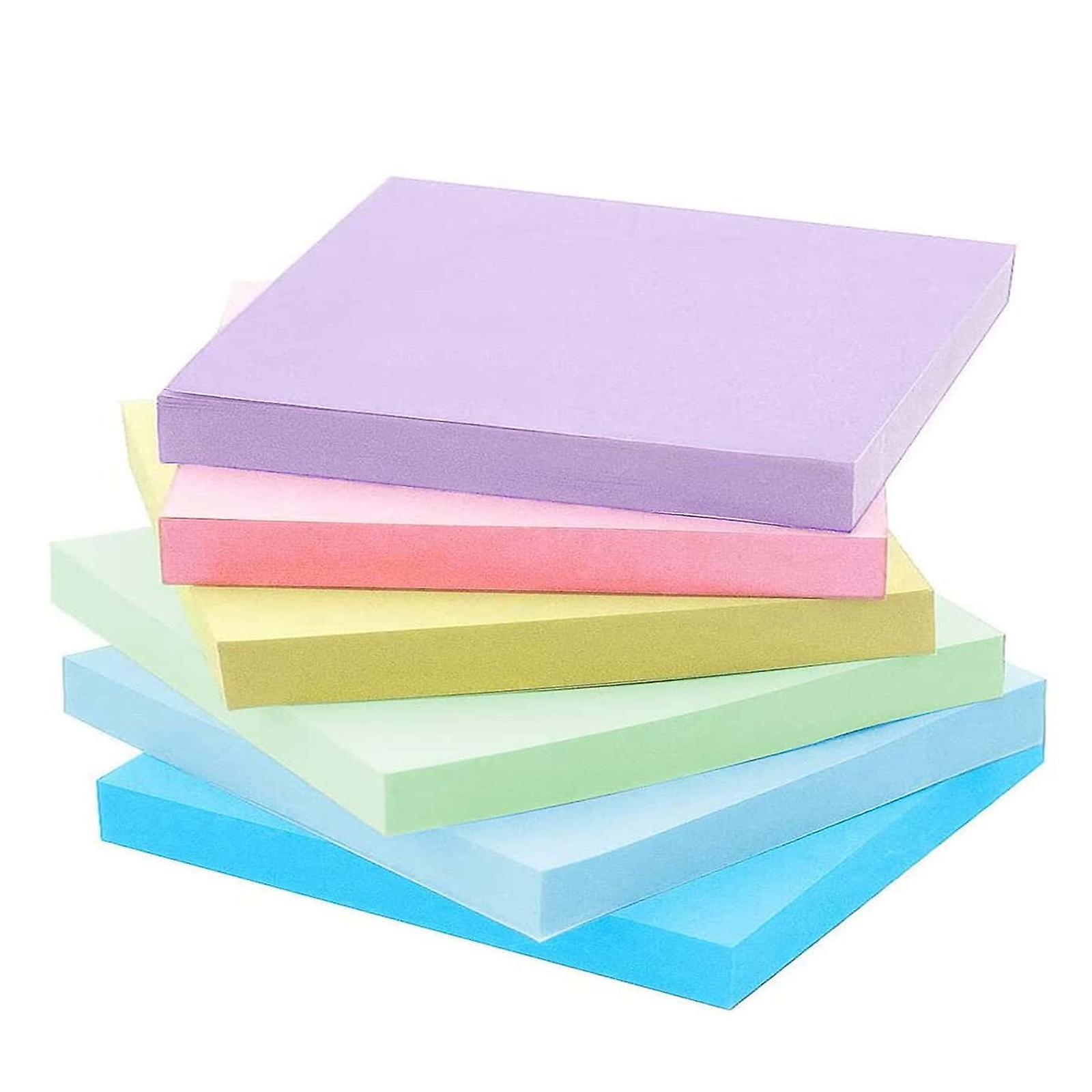 Post-it Super Sticky Notes, 3 in x 3 in, Assorted Bright Colors 50 Sheets/Pad
