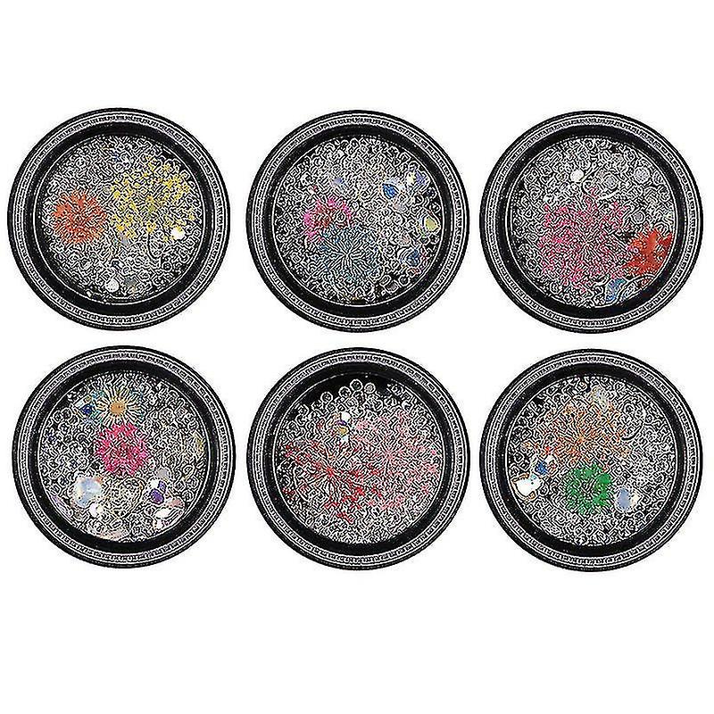6pcs Dried Flowers For Nail Art
