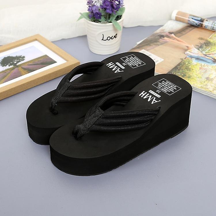 Muoti Naiset Flip Flops Summer Beach Platform Tossut