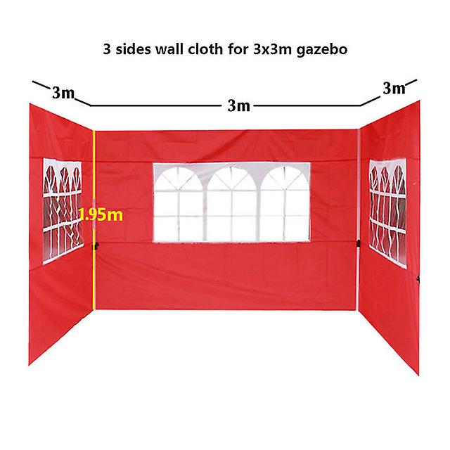 سطح خيمة خارجية محمولة تحل محل القماش مقاوم للمطر مقاوم للماء شرفة التفاف القماش حديقة الظل غطاء المأوى 3 م / 6 م / 9 م / 12 م