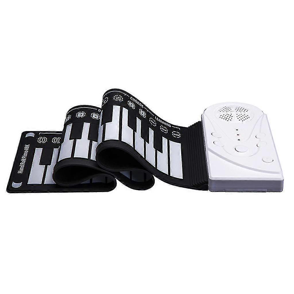 USB 49 キーハンドロールアップピアノポータブル折りたたみ式電子キーボード楽器