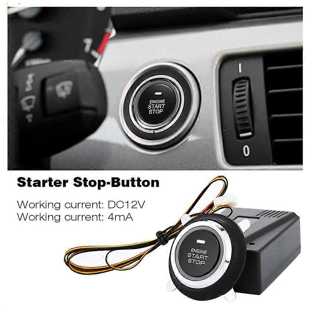 Start Car Key Systems Key blade Stop Engine System less Entry System Start Stop Button Push To Start Engine Auto Start Ignition Button For