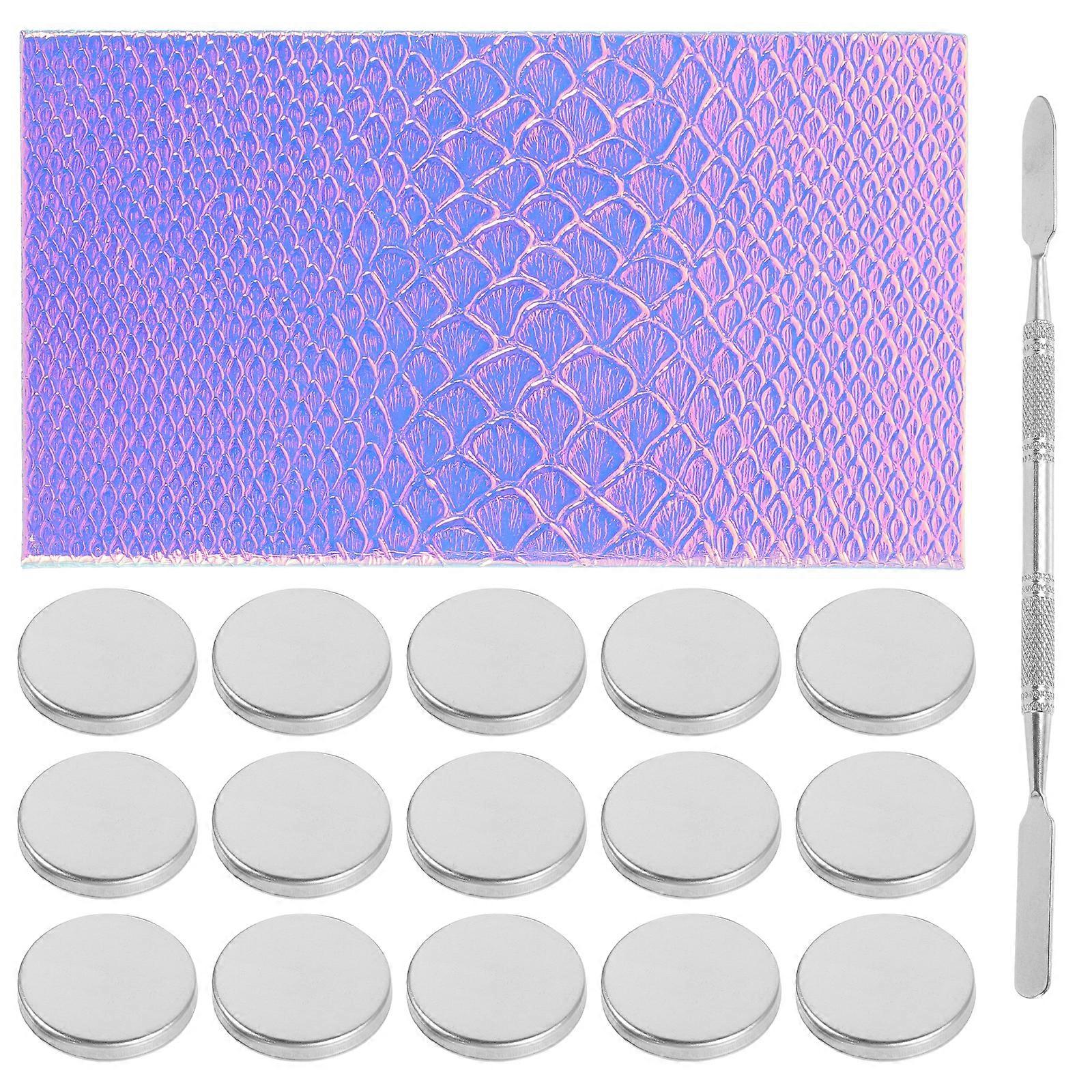 1 Set Eyeshadow Palette Empty Eye Shadow Palette Magnetic Eyeshadow Tray with Eyeshadow Pans Stick