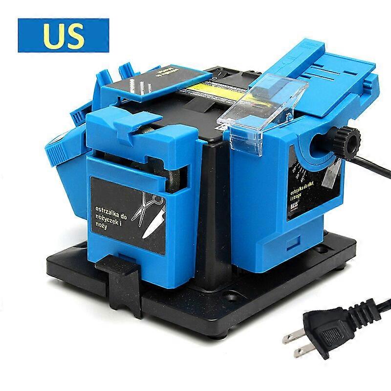 96W Multifunction Electric Knife Sharpener Drill Grinder Machine Cutter Scissor Household Fast Sharpener Polishing Grinding Tool