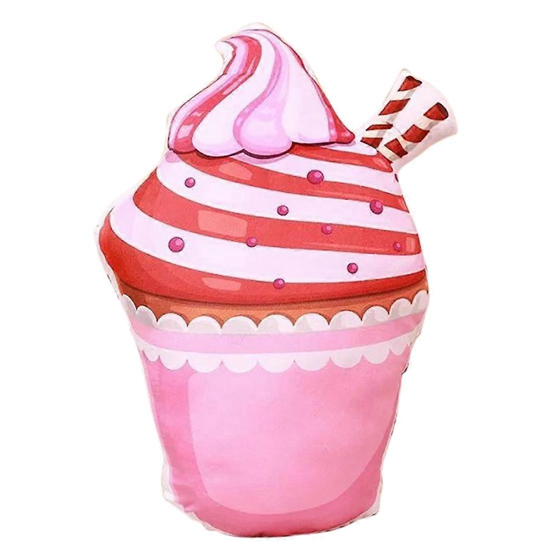 30cm of 3D Real Ice Cream Cake Cone Pillow Stuffed Plush Home Pillow Office Nap Pillow Cushion Birthday Gift D