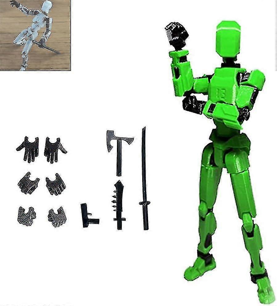 T13 Action Figure, Titan 13 Action Figure, Robot Action Figure, 3D Printed with Full Articulation for Stop Motion Animation THR