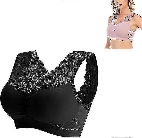 Anti-saggy Breasts Bra, Nula Bras Anti Sagging,plus Size Lace Breathable Sleep Sports Bra Wirefree Anti Sagging Bra - CHUN