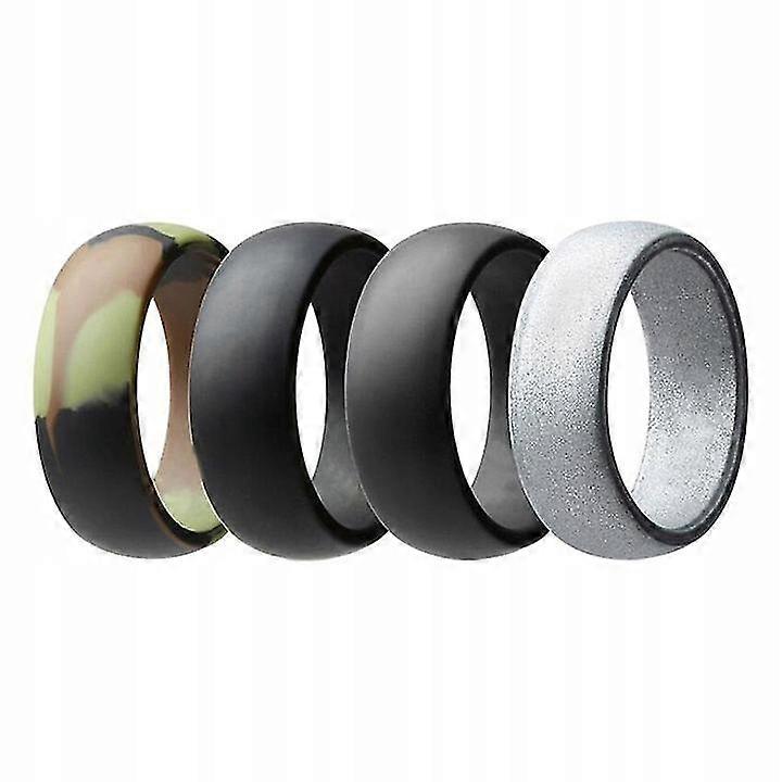 Silikon Par Lovers Ringer Gifteringer Gummi Wedding Bands