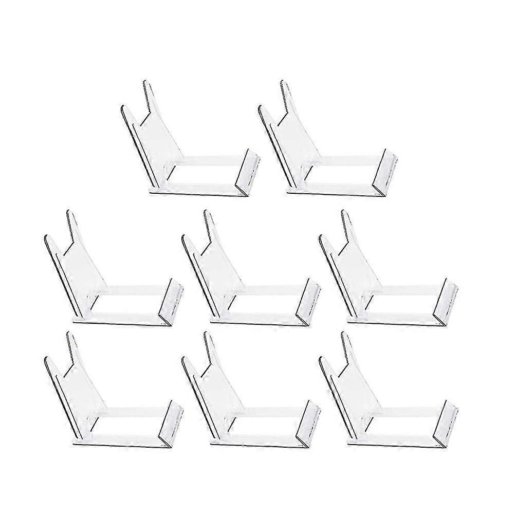 8pcs Multipurpose Display Racks Plates Storage Holders Bowls Display Stand