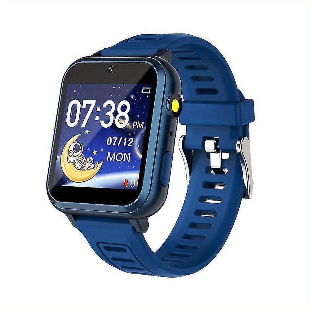 ساعة ذكية للأطفال الذكية متعددة الوظائف ووتش لعبة عداد الخطى الموسيقى والأفلام والتلفزيون مصباح يدوي
