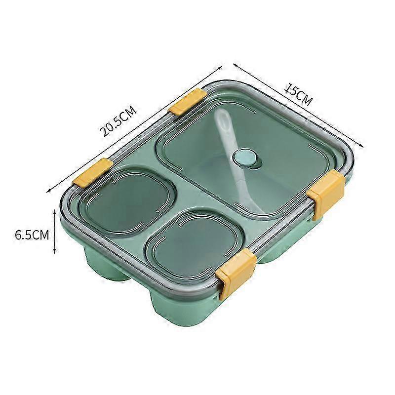 Green plastic lunch box lunch box