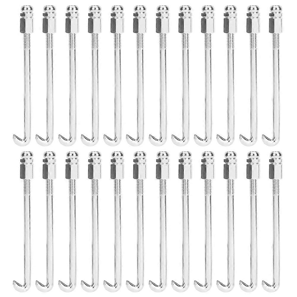 24 Pz Banjo Ganci Metallo Argento Parti Cromate Accessori Strumenti Musicali