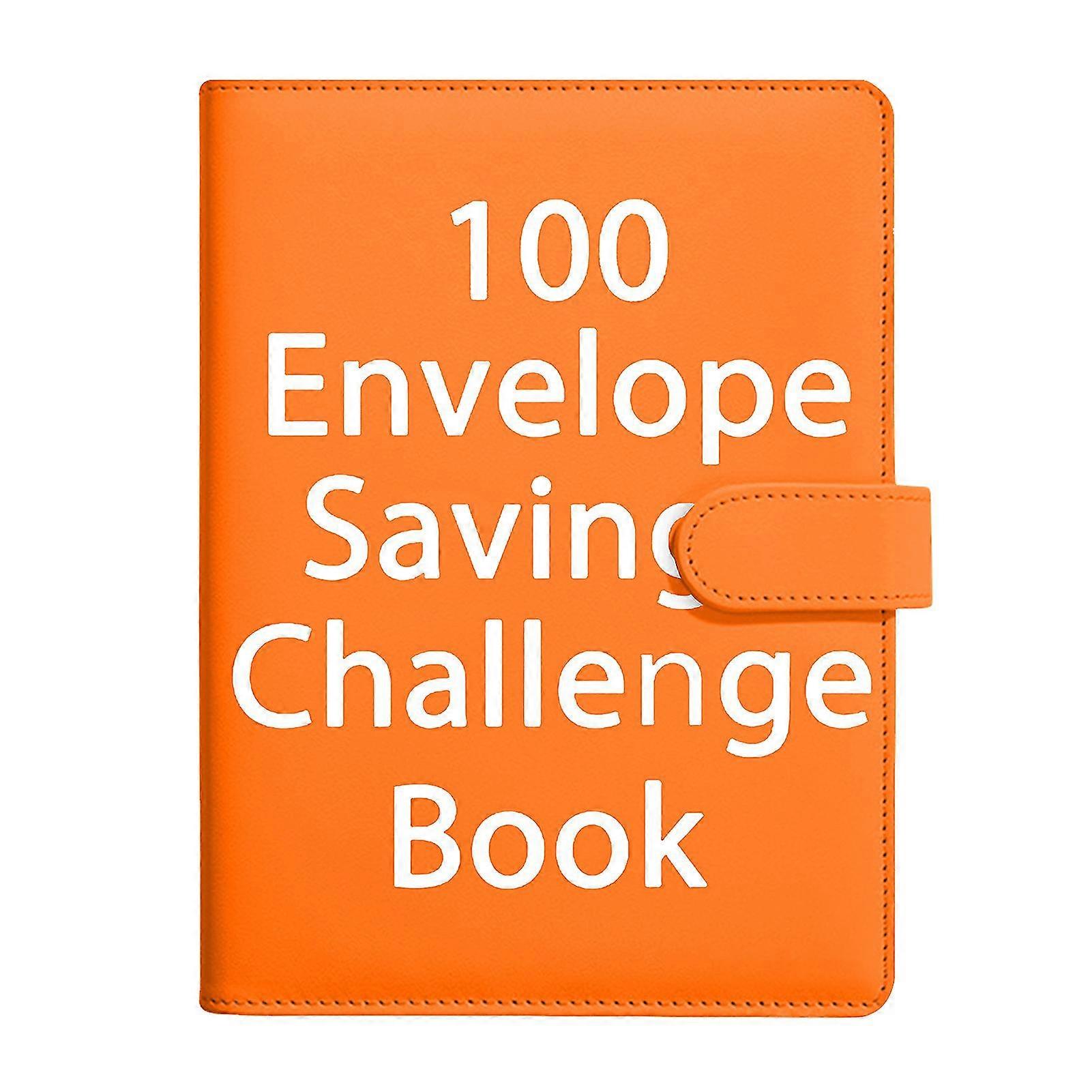 Meaningful 100 Envelope Saving Challenges Notebook Anti-wear Durable Money Management Notebook For Daily Use