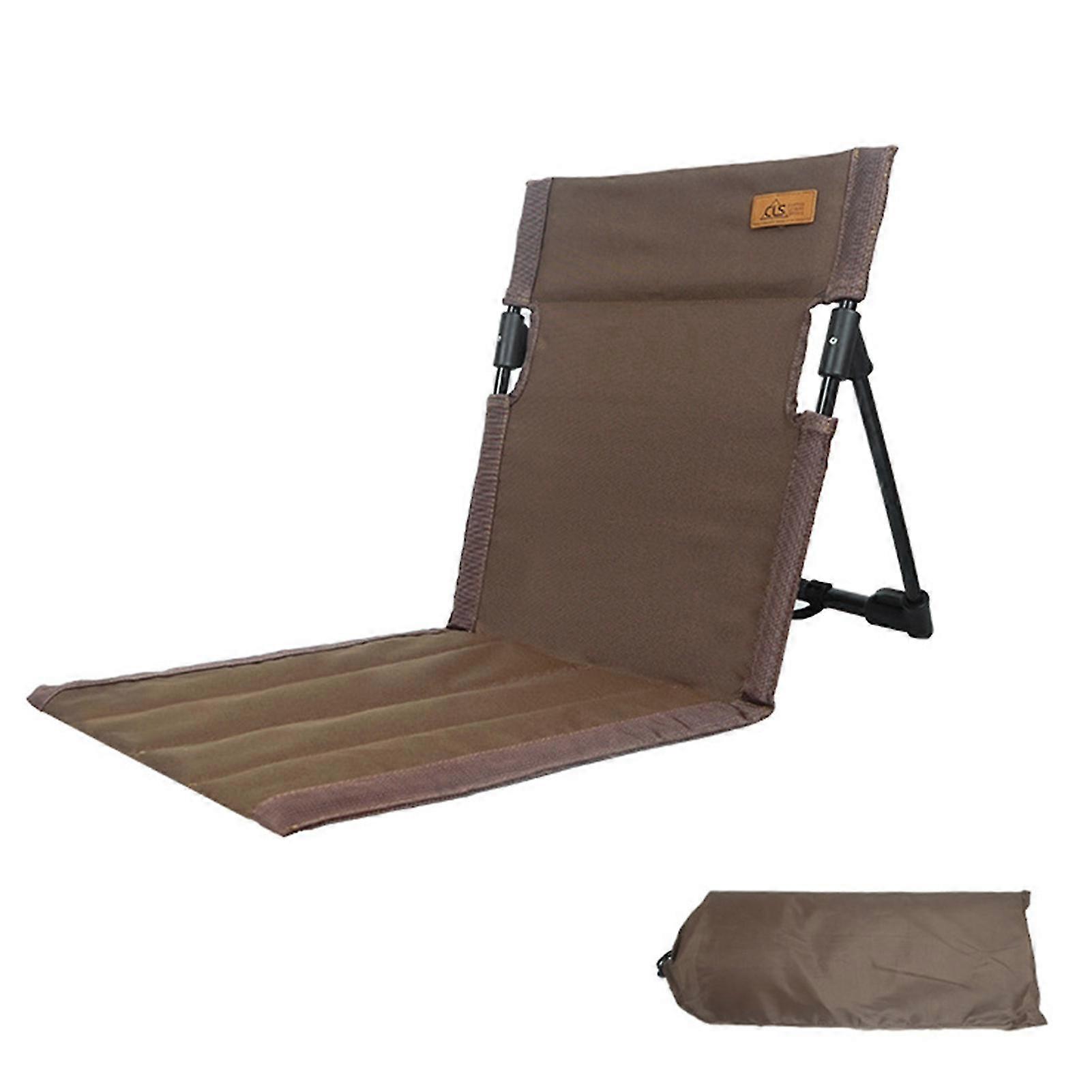 Folding Backchair With Alloy Rack Stable Easy Adjustables Seats For Beach Picnic