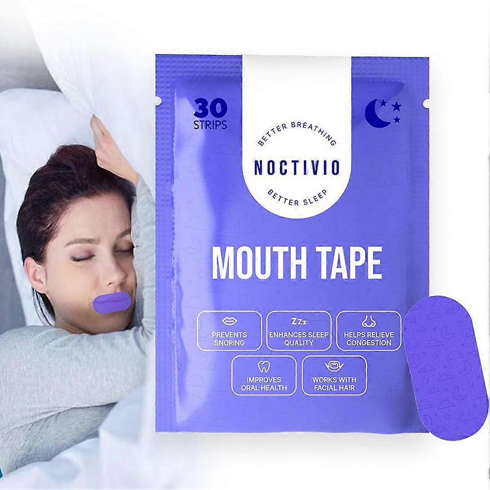 Bande buccale pour l’apnée du sommeil Orthopédique Respiration Bandes de sommeil Fournitures de soins de sommeil