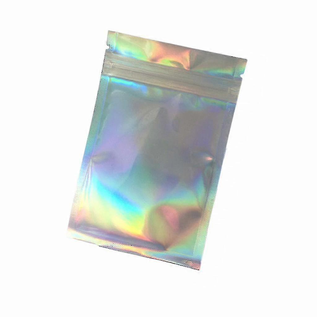 BJXY 100stk genlukkelige ziplock poser aluminiumsfoliepose til opbevaring af festmad