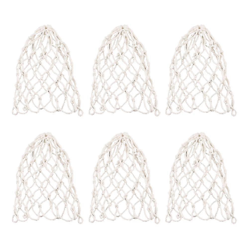 6 יחידות כיסי כדור טיפה ביליארד מקצועיים שקיות רשת ביליארד כותנה מחזיקי אחסון ביליארד