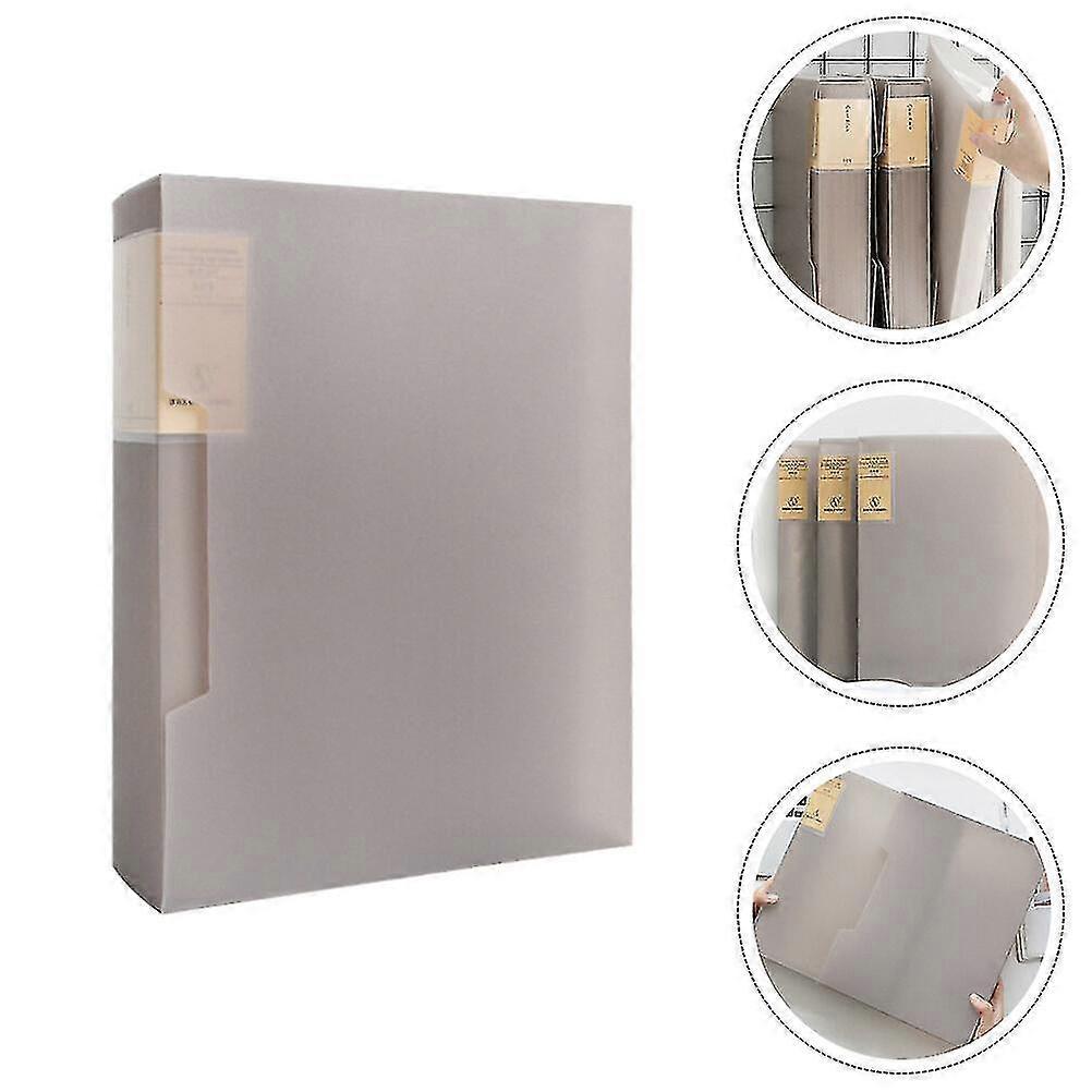 1 Stück A4 Inserts Folder mit Sheel A4 File Folder Papier Notenmappe (Grau)