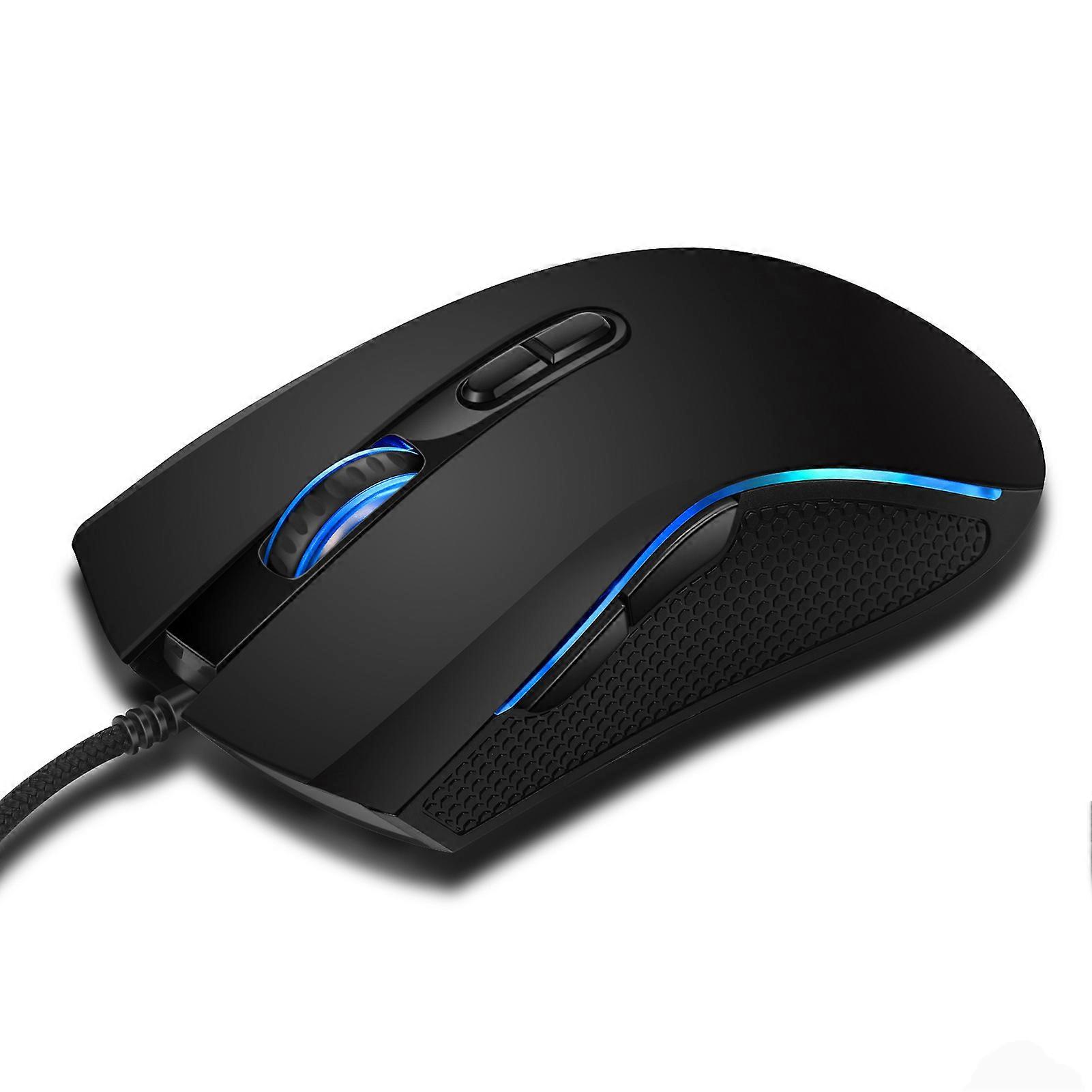 Optical Wired Gaming Mouse USB Computer Mouse with 4 Adjustable DPI for PC Laptop Windows for Mac