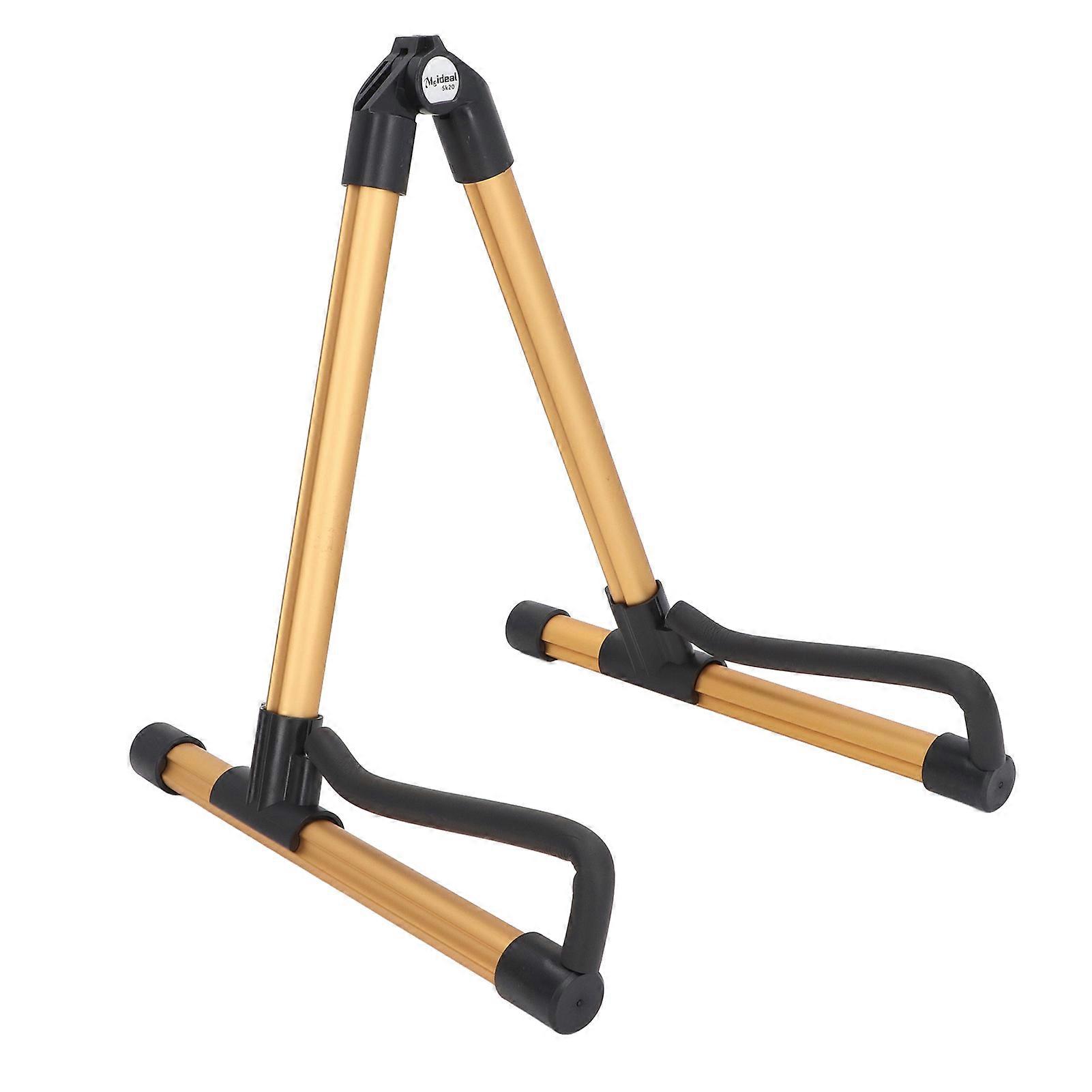 Foldable Guitar Stand Adjustable Guitar Holder Display Support Bracket for Home Studio
