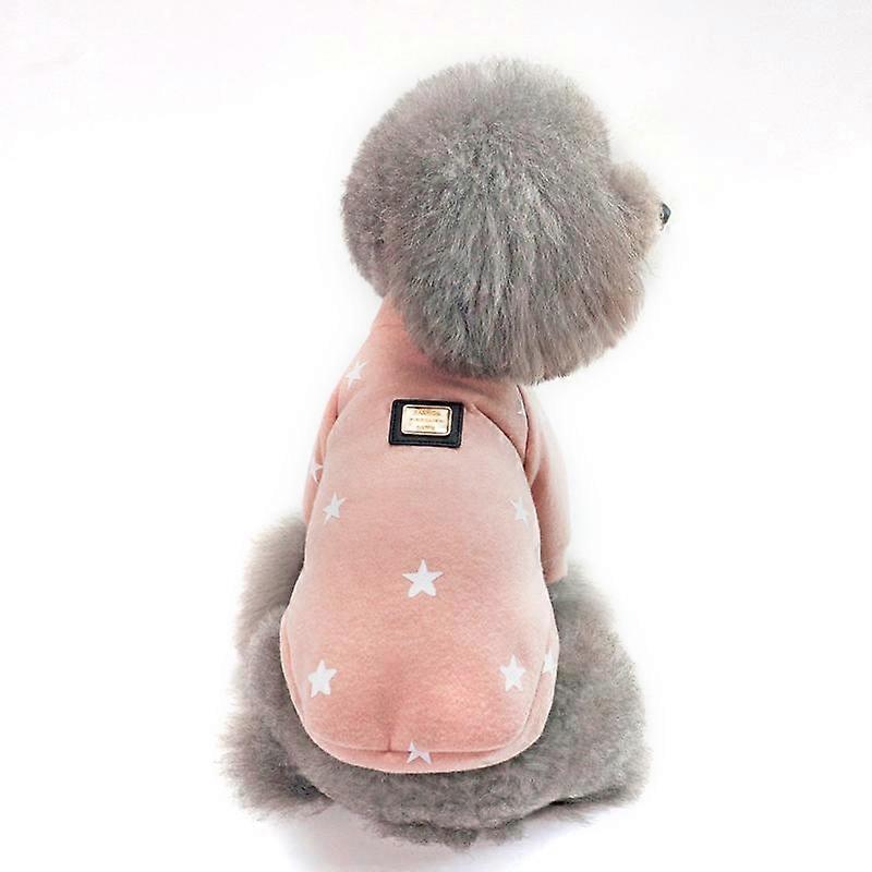 Pet Fall and Winter Five-pointed Star Pattern Sweater Pet Warm Clothes XL