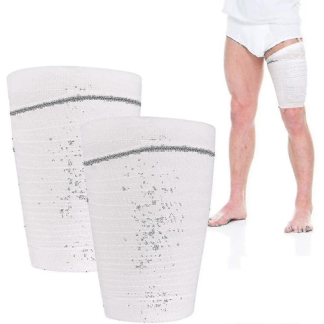 1/2 stk. stoffkateterhylse urinposeholder dreneringspose elastiske benstropper