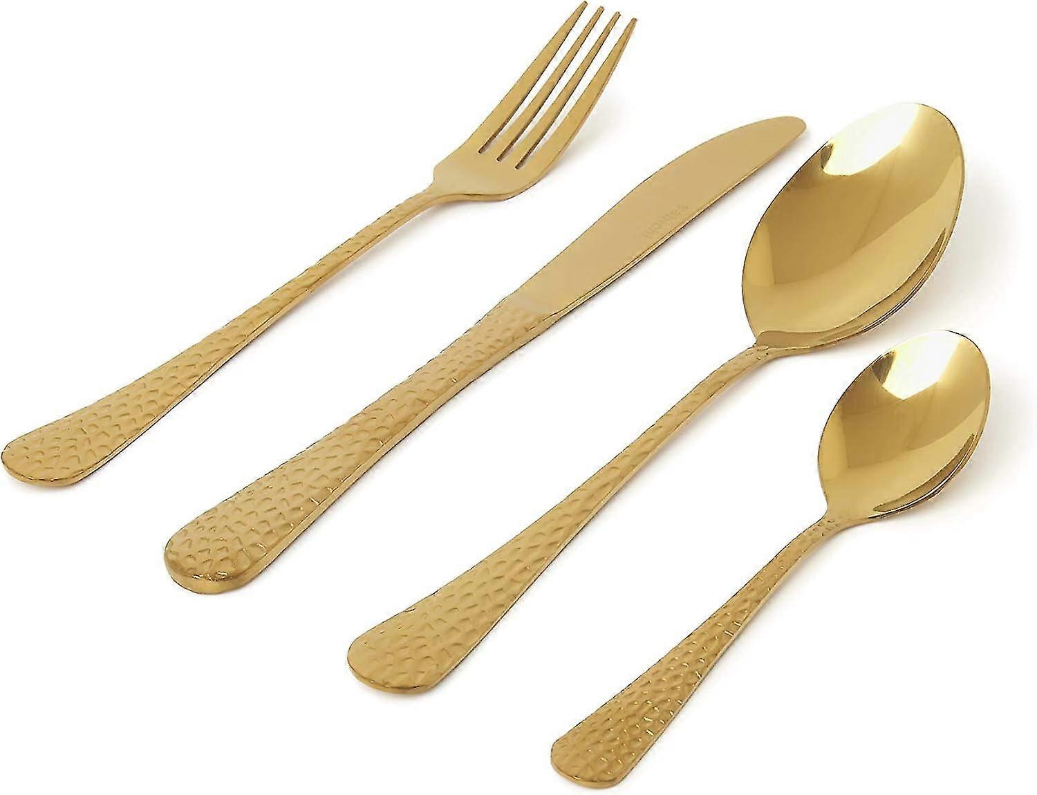 197276 Ed 16pc Cutlery Set, Flatware Set For , Includes Table , Fork, Spoons
