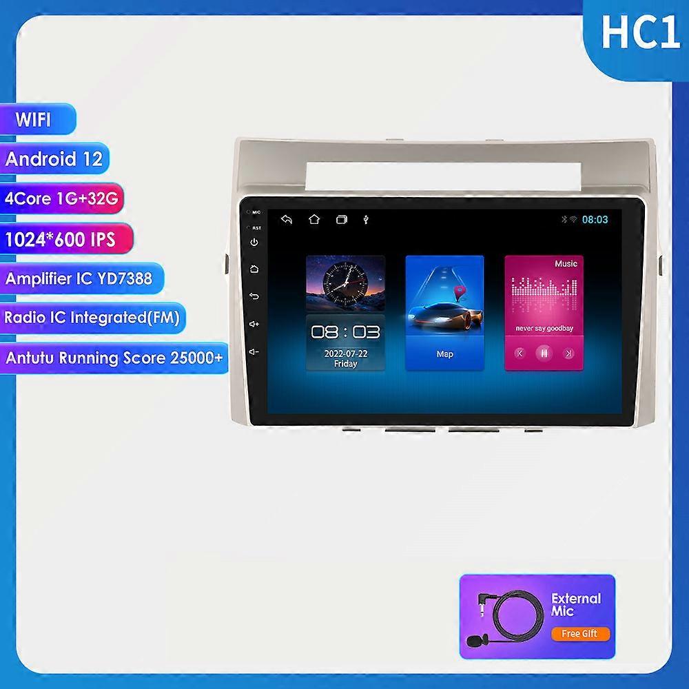 2din Android 12 Car radio GPS navigation Carplay for Toyota Corolla Verso 2009-2018 7862 Autoradio multimedia Video player Audio