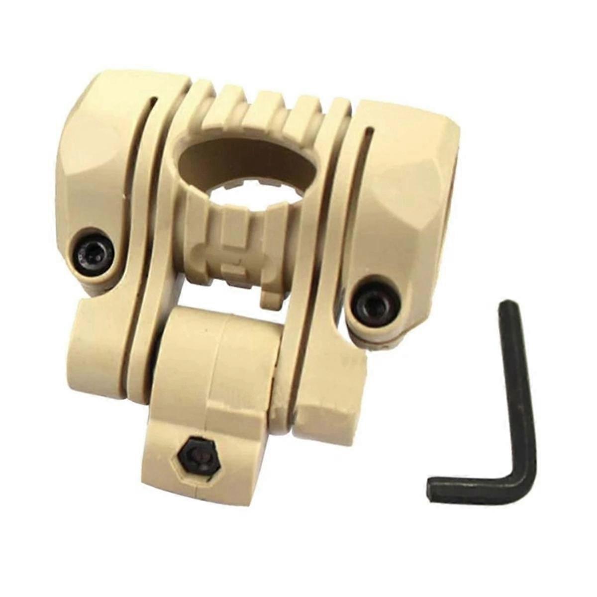 Helmet Special Lighting Flashlight Rail Helmet Accessories 25mm 5 Position Torch Clamp Torch Holder