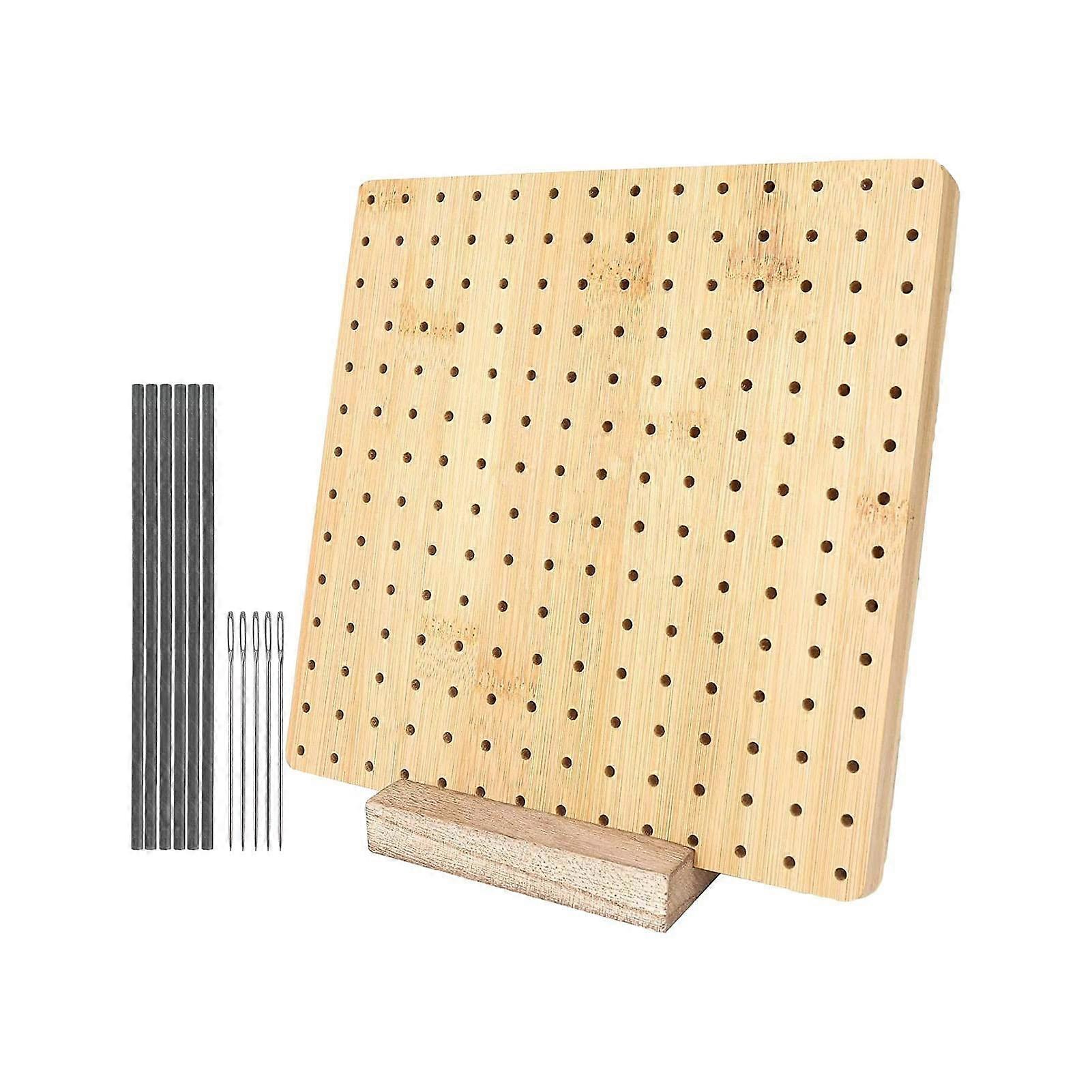 4 inch Wooden Blocking Board for Crochet, Handcrafted Knitting Blocking Mat