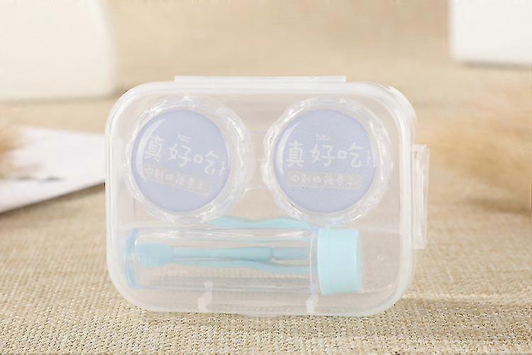 Portable Cartoon Glasses Case Corneal Contactor Care Kit