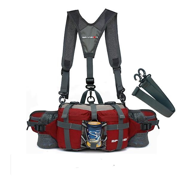 Cycling Climbing Backpack color red