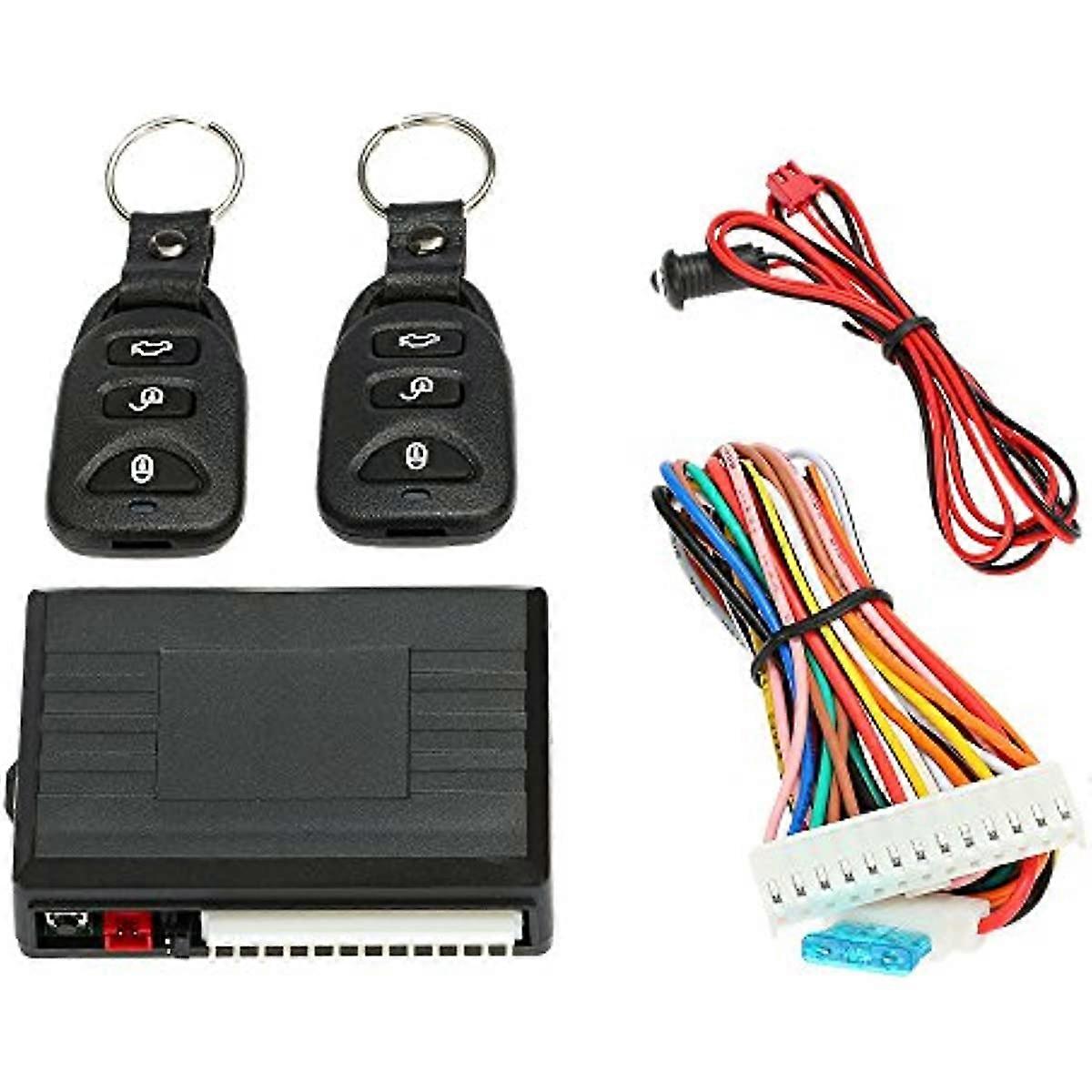 Car central locking universal keyless entry system car door lock keyless entry system with trunk release button