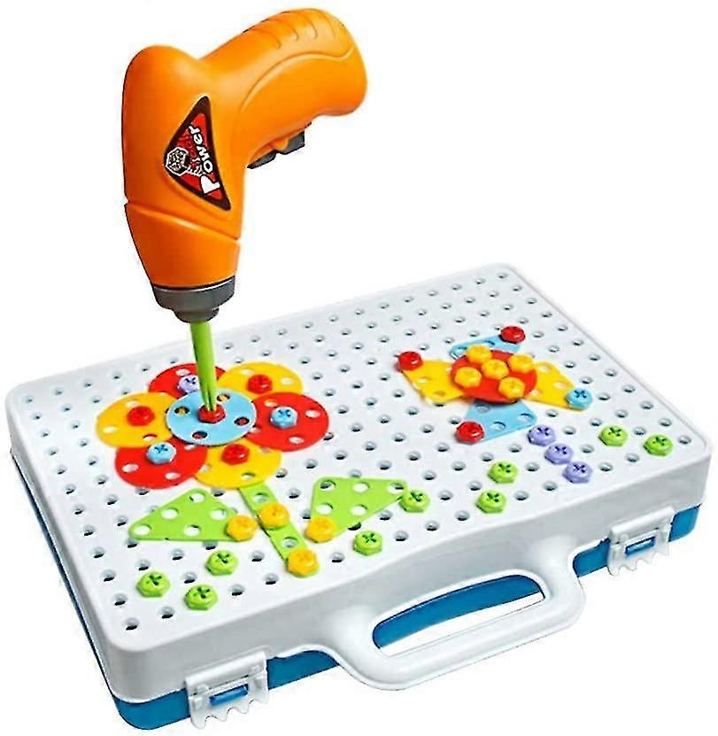 Screws Toy Set Puzzle Take Apart Toy Kit Building Construction 144pcs