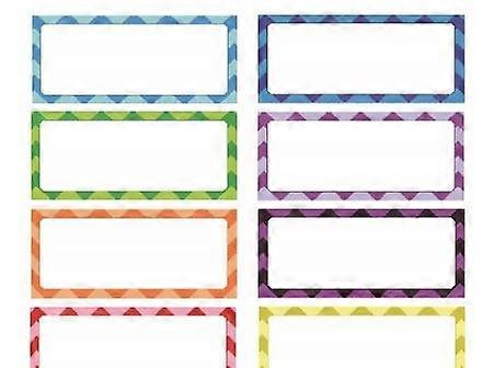 40 Pieces Magnetic Dry Erase Labels 3 X 1.2 Inch Name Plate Labels