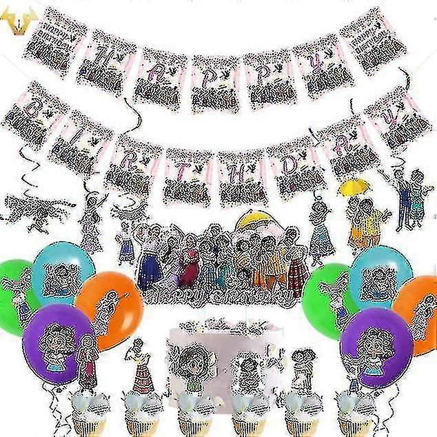 Encanto Birthday Party Decorations-colora