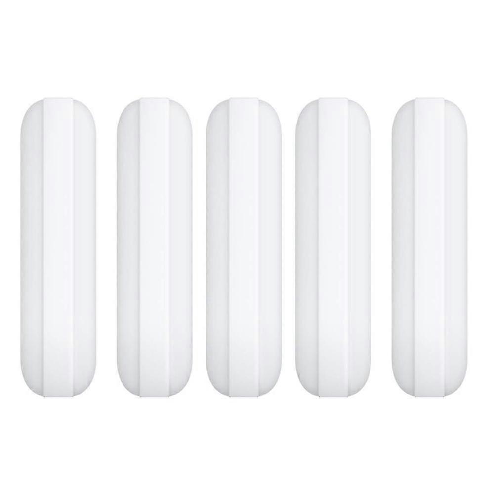 5 τεμ 25mm (1 ίντσα) ptfe μαγνητική ράβδος ανάδευσης αναμικτήρων, λευκό χρώμα, εργαστηριακή ράβδος, ράβδος πλάκας ανάδευσης, ράβδος ανάδευσης 7mm25mm
