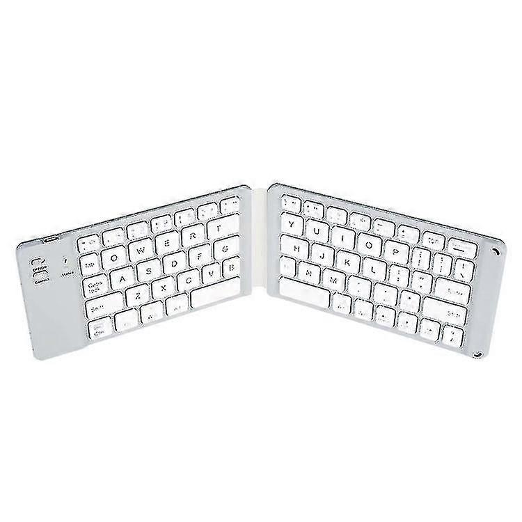 Three-fold Mini Bluetooth Keyboard Wireless Aluminum Alloy Keyboard ,Tablet mobile phone computer wireless bluetooth folding mini keyboard with touchp