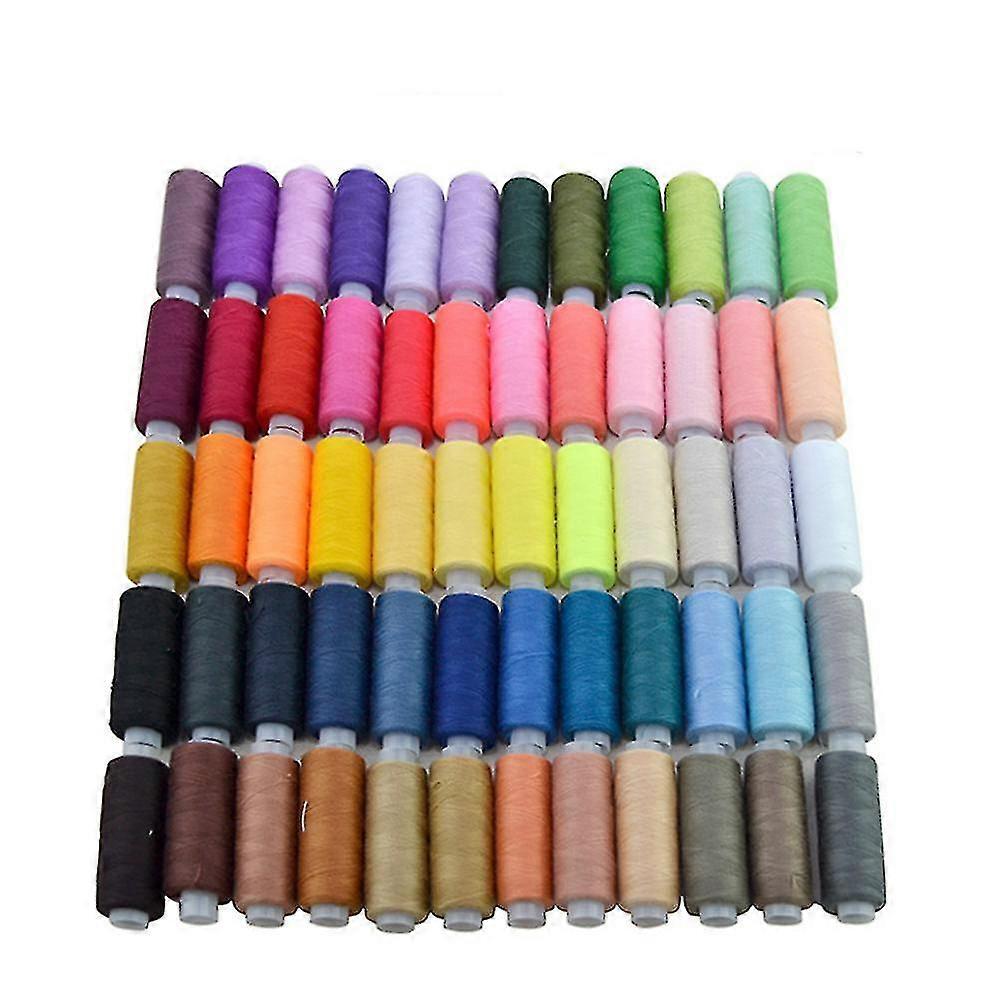 60 Pcs Spools Sewing Thread Assorted Color Polyester For Hand Sewing