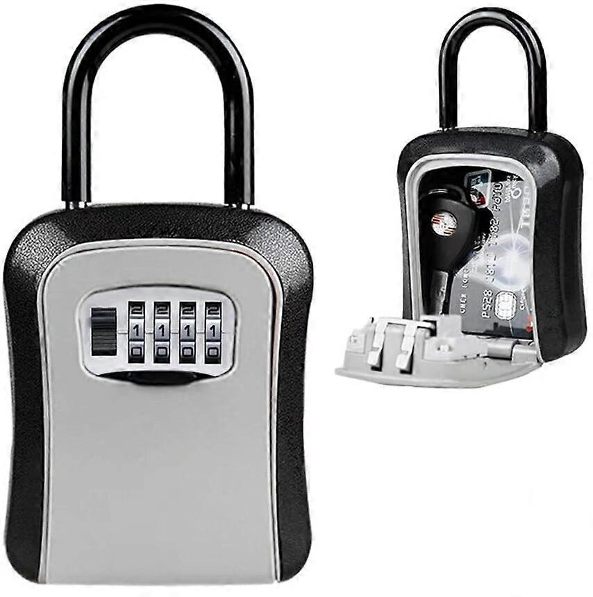 Safe Key Box, Portable Key Safe Table Reset Code, Suitable for Home, Factory, Decoration Company