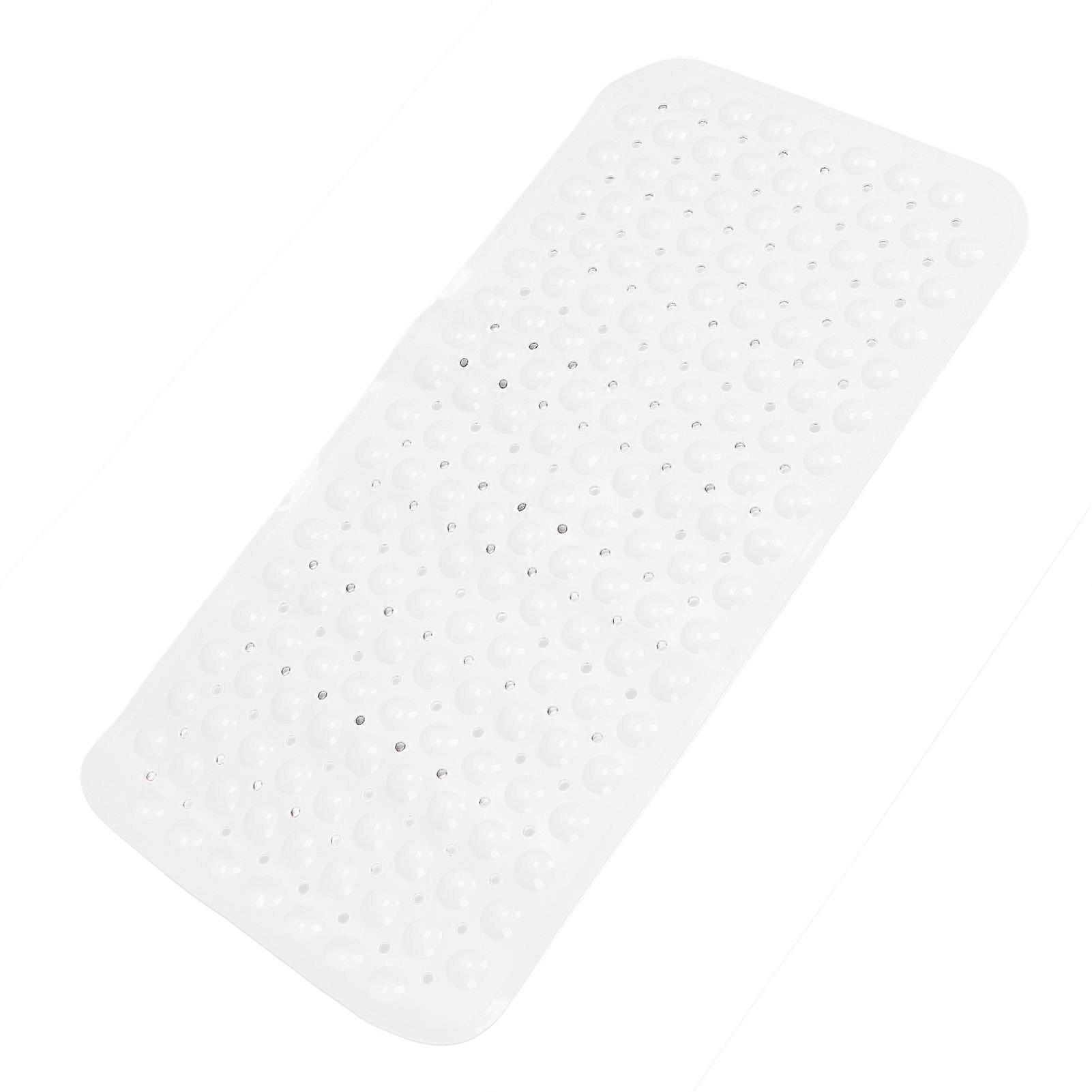 Bathtub Shower Mats Large Washable Bathroom Bath Tub Floors Mat Accessories for Old Man White39 X 79cm/15.4 X 31.1in