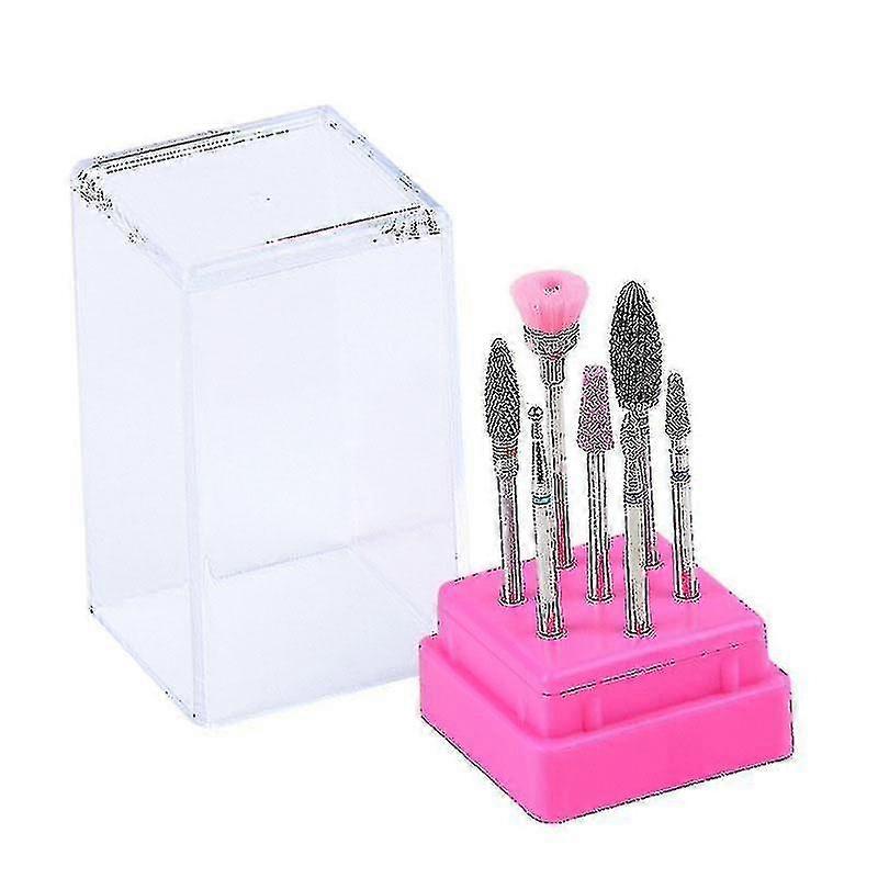 1 Set Nail Drill Bits Set Tungsten Carbide Ceramic Manicure Machine Accessories