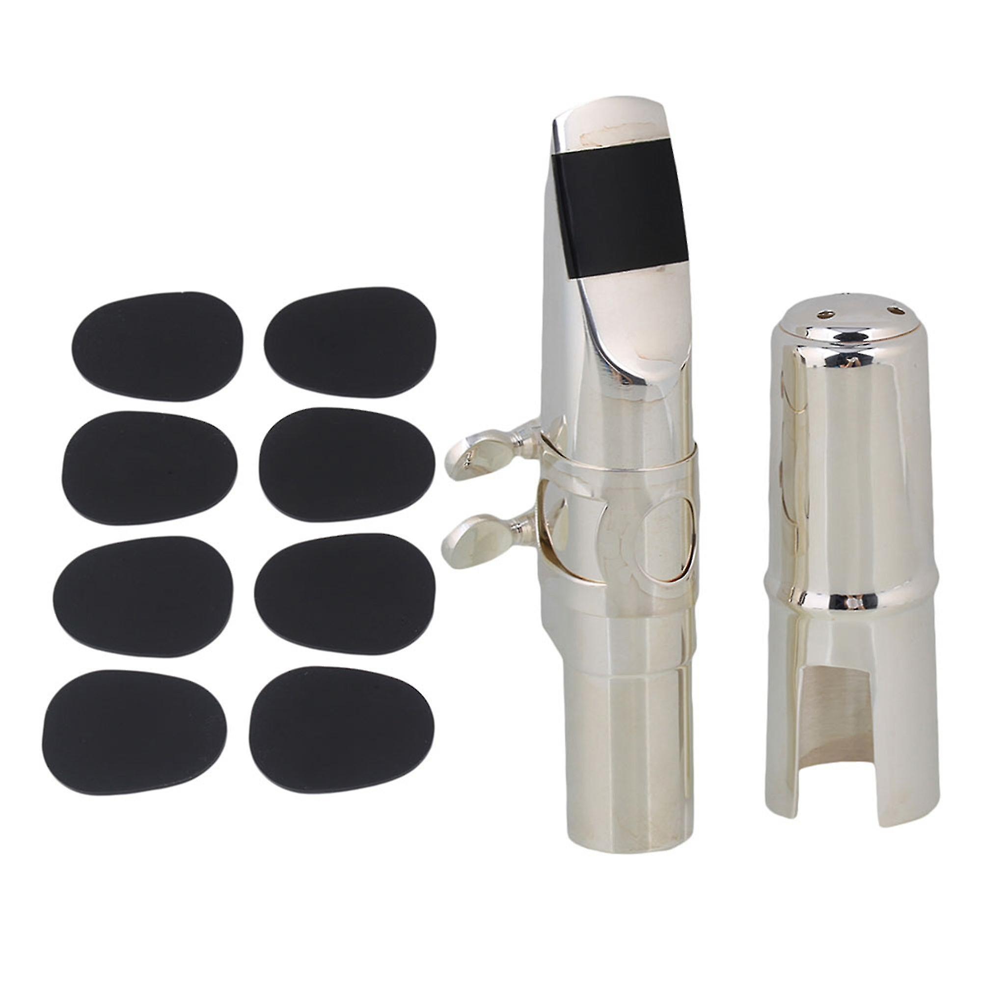 Saxophone Mouthpieces B-flat 7c Tenor Sax Saxophone Mouthpiece 110mm Length With Oval Patches