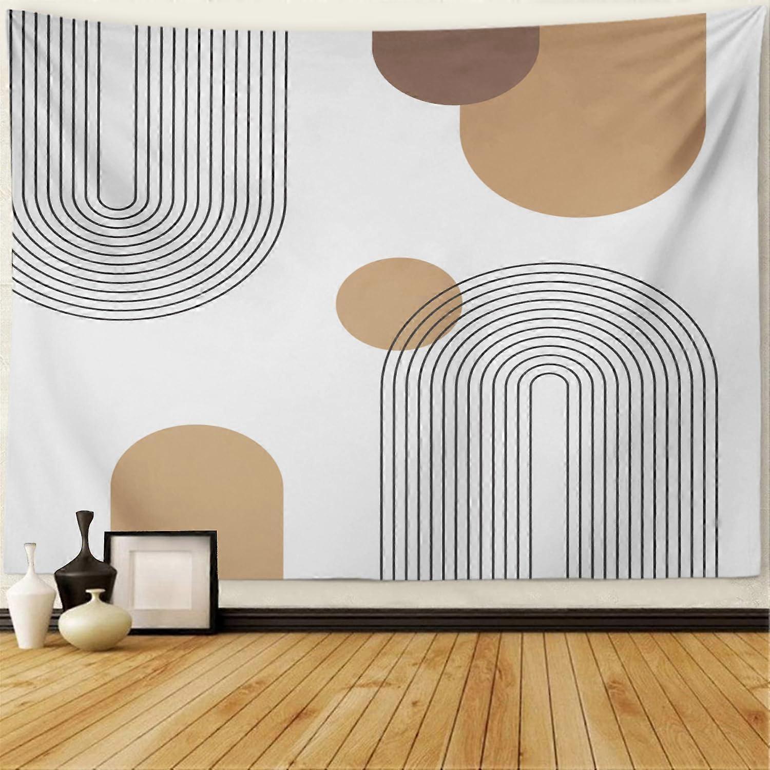 Trendy Wall Tapestry Geometric Shapes Art Minimalist Decor Abstract Home Tapestry Wall Hanging Wall Decor Tapestry for Bedroom Living Room 50x60 Inch