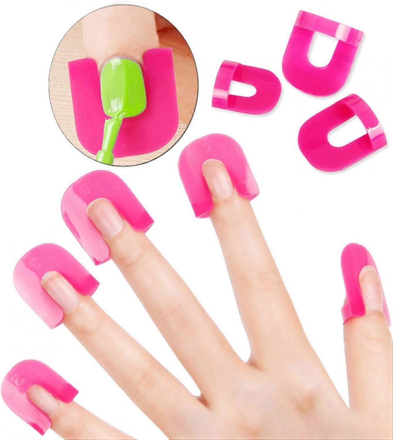 Reusable Soft Plasti C Shield Protector Tools for Women, Spill Proof Manicure