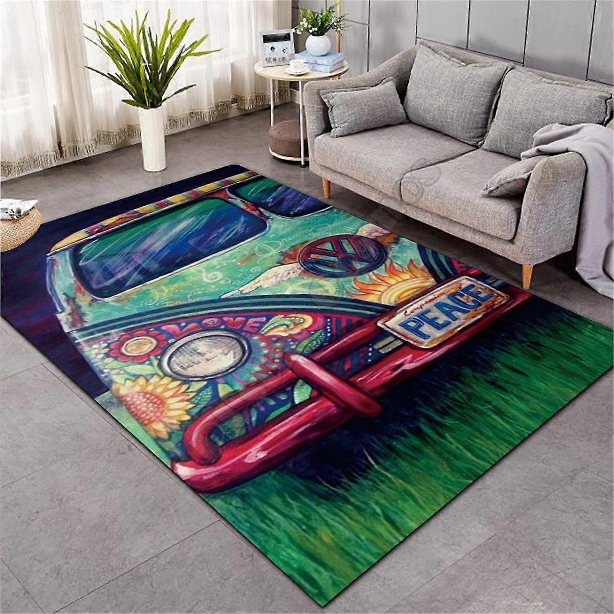 Redkid Tapis de tapis de fleurs de lune pour paillasson de salon Tapis de sol antidérapant pour cham