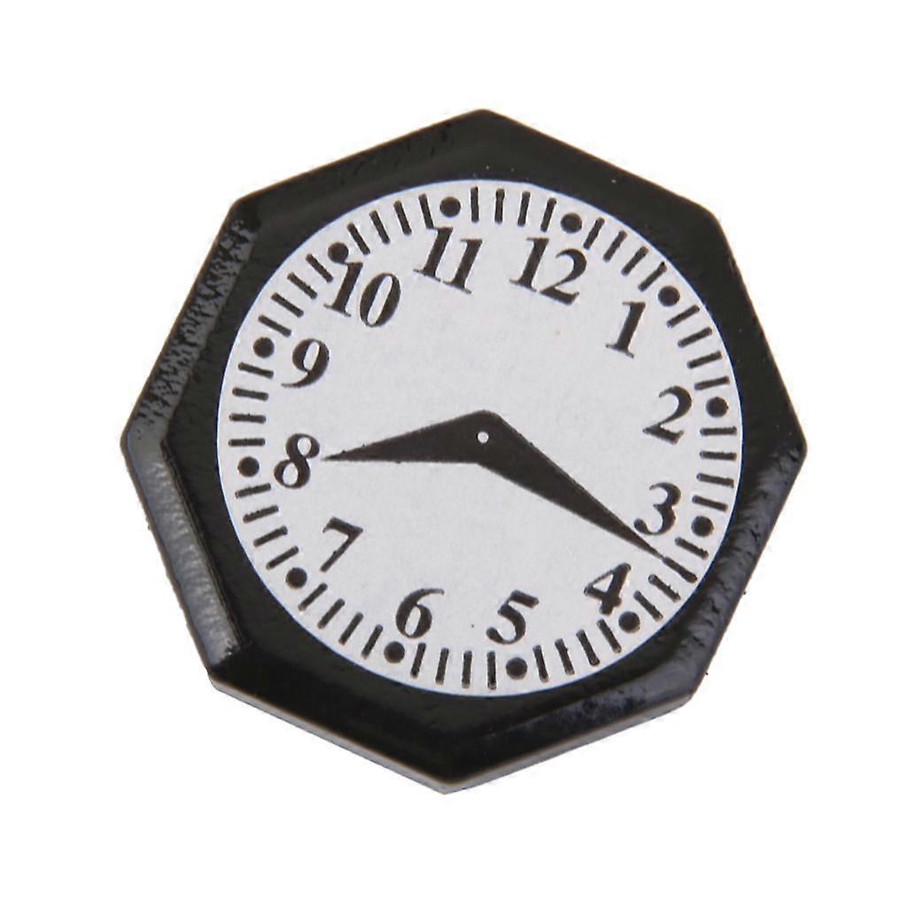 1/12 Dollhouse Miniature Accessory Octagonal Clock