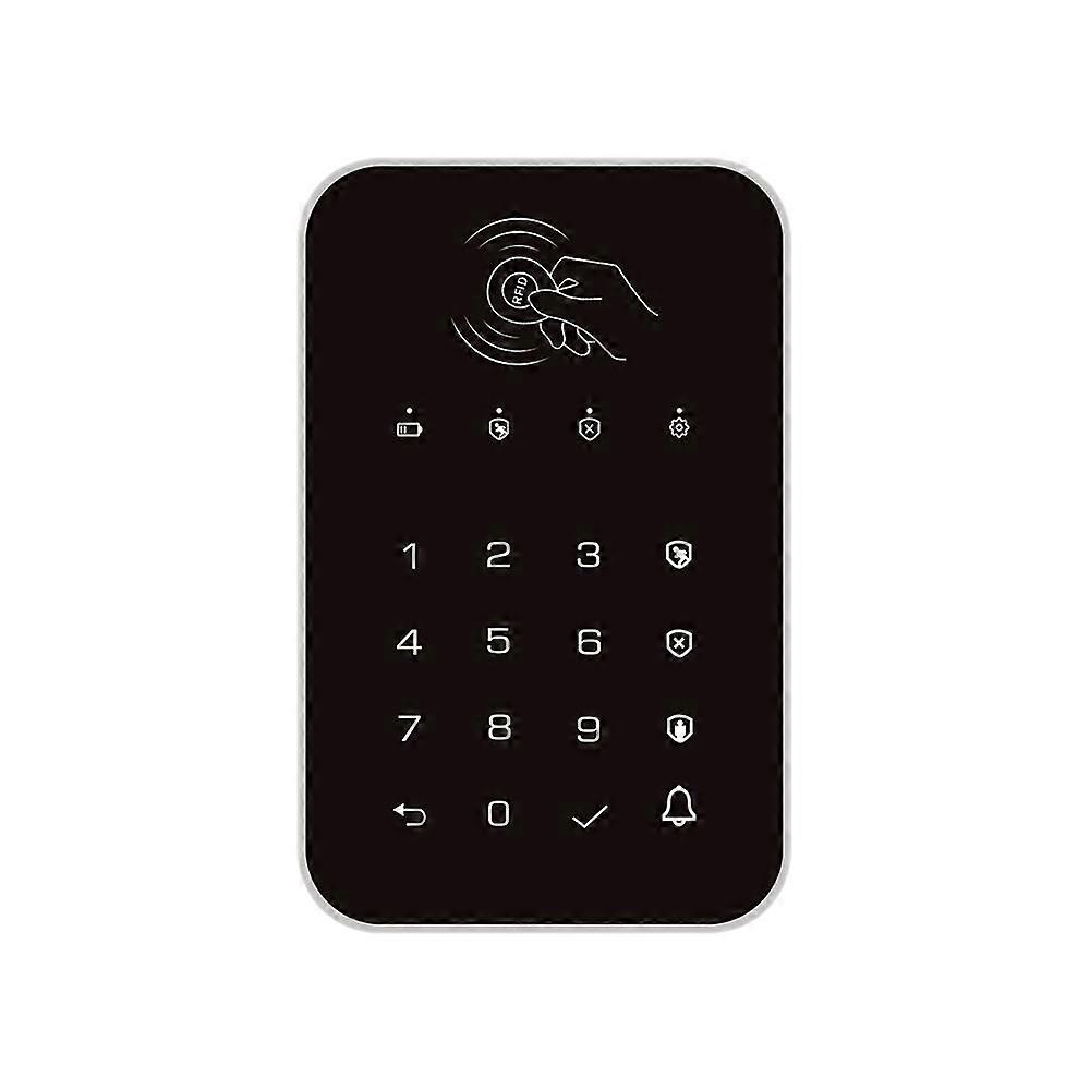 Staniot 433mhz Wireless Touch Keyboard 2pcs Rfid Card Arm Or Disarm Password Keypad For Tuya Smart Home Security Alarm System